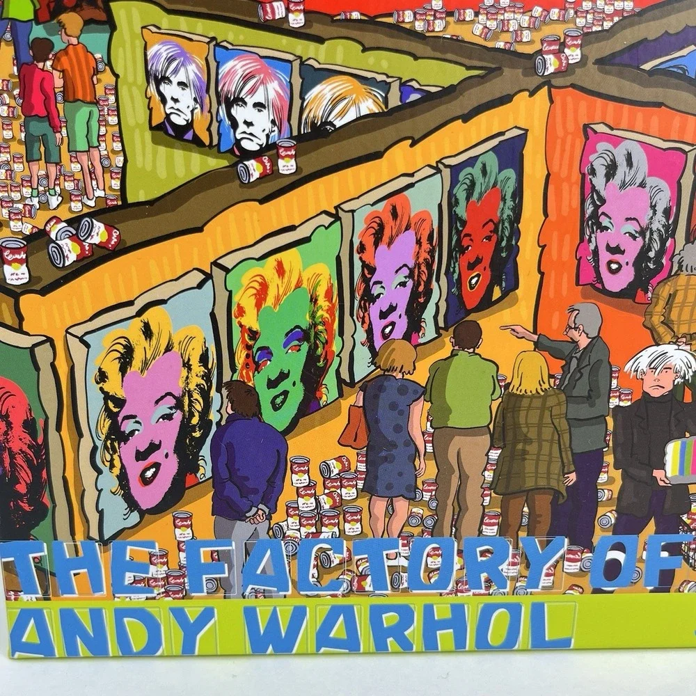Andy Warhol The Factory 500 Pc Jigsaw Puzzle Pop Art Retro Birth Of Cool Retired